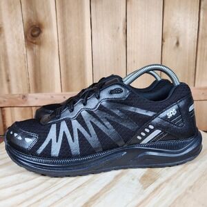 SAS Mission One-M Shoes Mens 8.5D Black Mesh Comfort Walking Athletic Sneakers